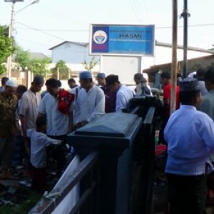 Jama'ah Padati Penyelenggaraan Sholat Iedul Fitri di Kantor DPP HASMI