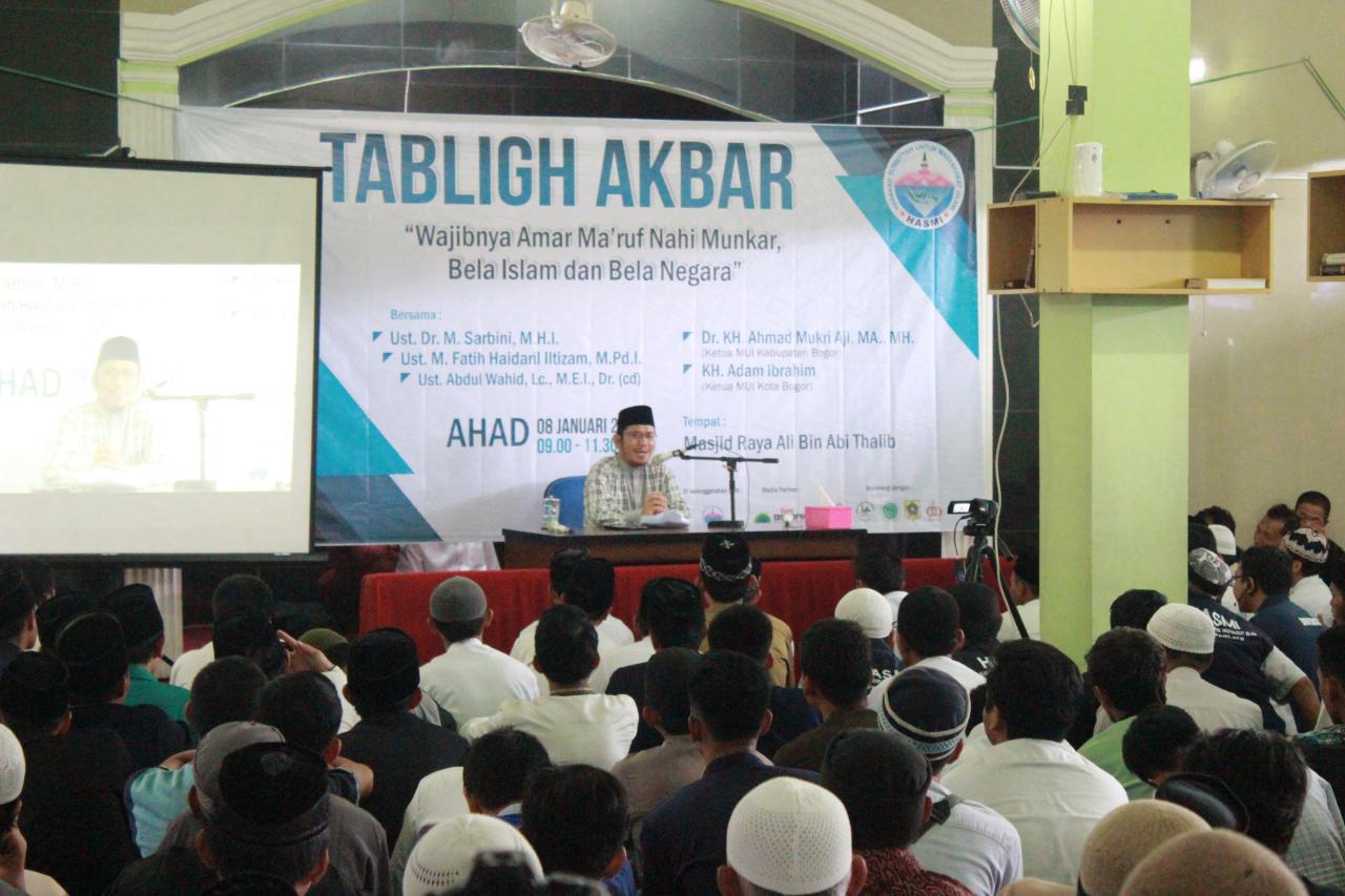 HASMI SUKSES GELAR TABLIGH AKBAR BELA ISLAM & BELA NEGARA 