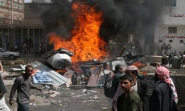 Ledakan Bom Hantam Markas Inteljen Yaman