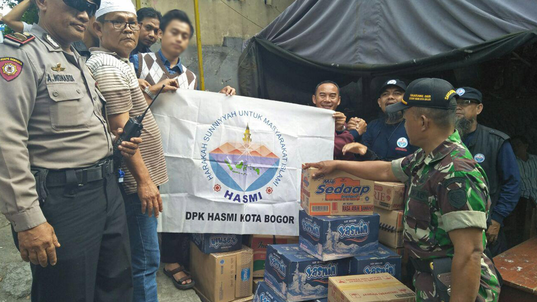 Kebakaran Di Bogor, Garda HASMI Sigap Membantu