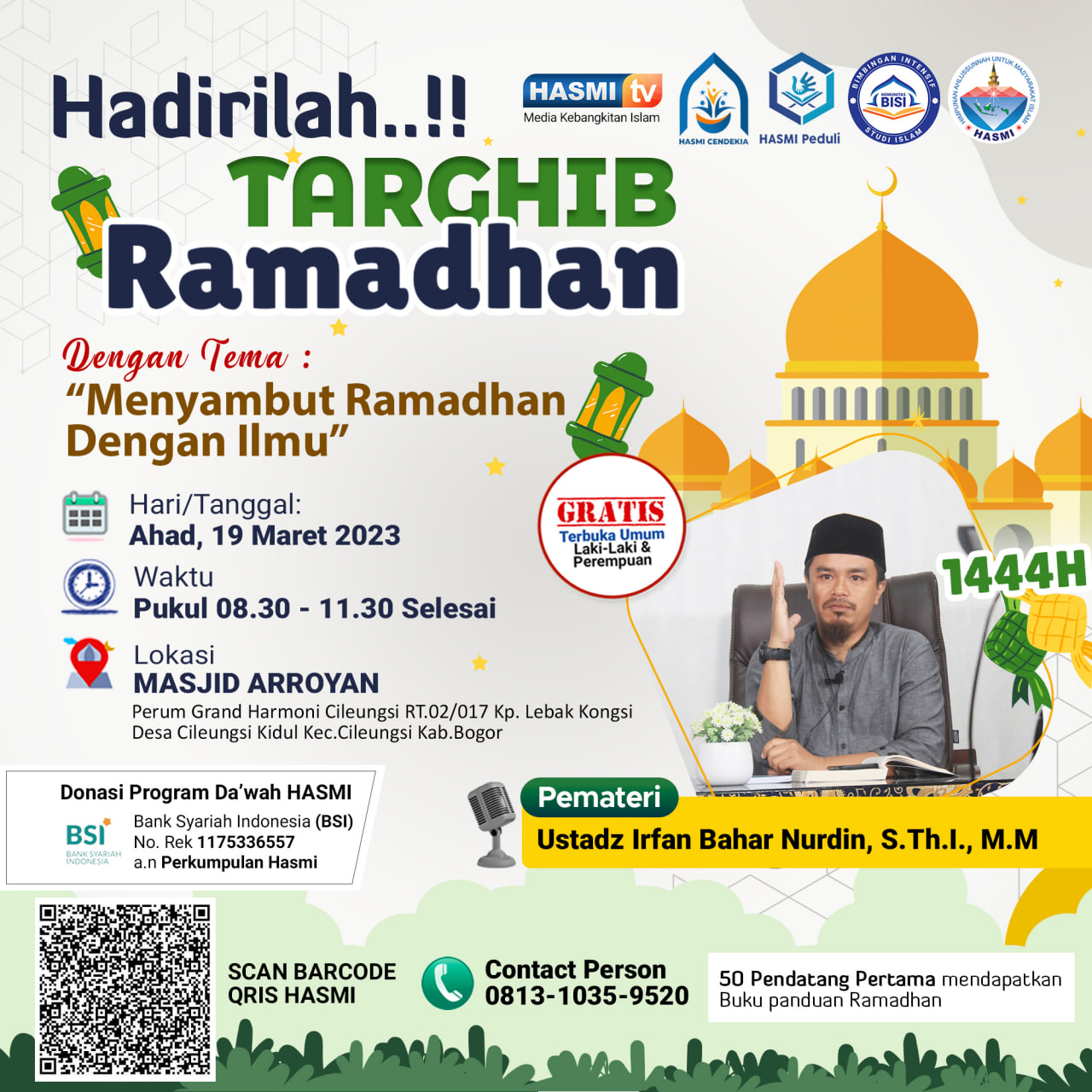 Targhib Ramadhan-Menyambut Ramadhan Dengan Ilmu-Ust Irfan Bahar Nurdin, SThI, MM