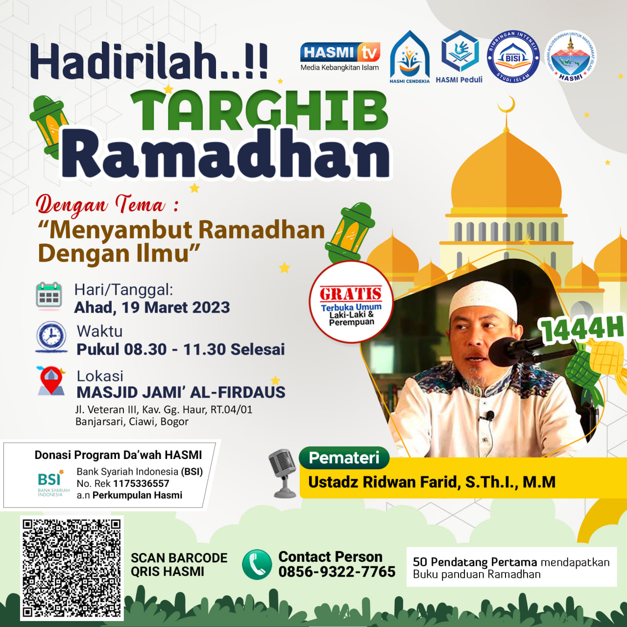 Targhib Ramadhan-Menyambut Ramadhan Dengan Ilmu-Ust Ridwan Farid, SThI, MM
