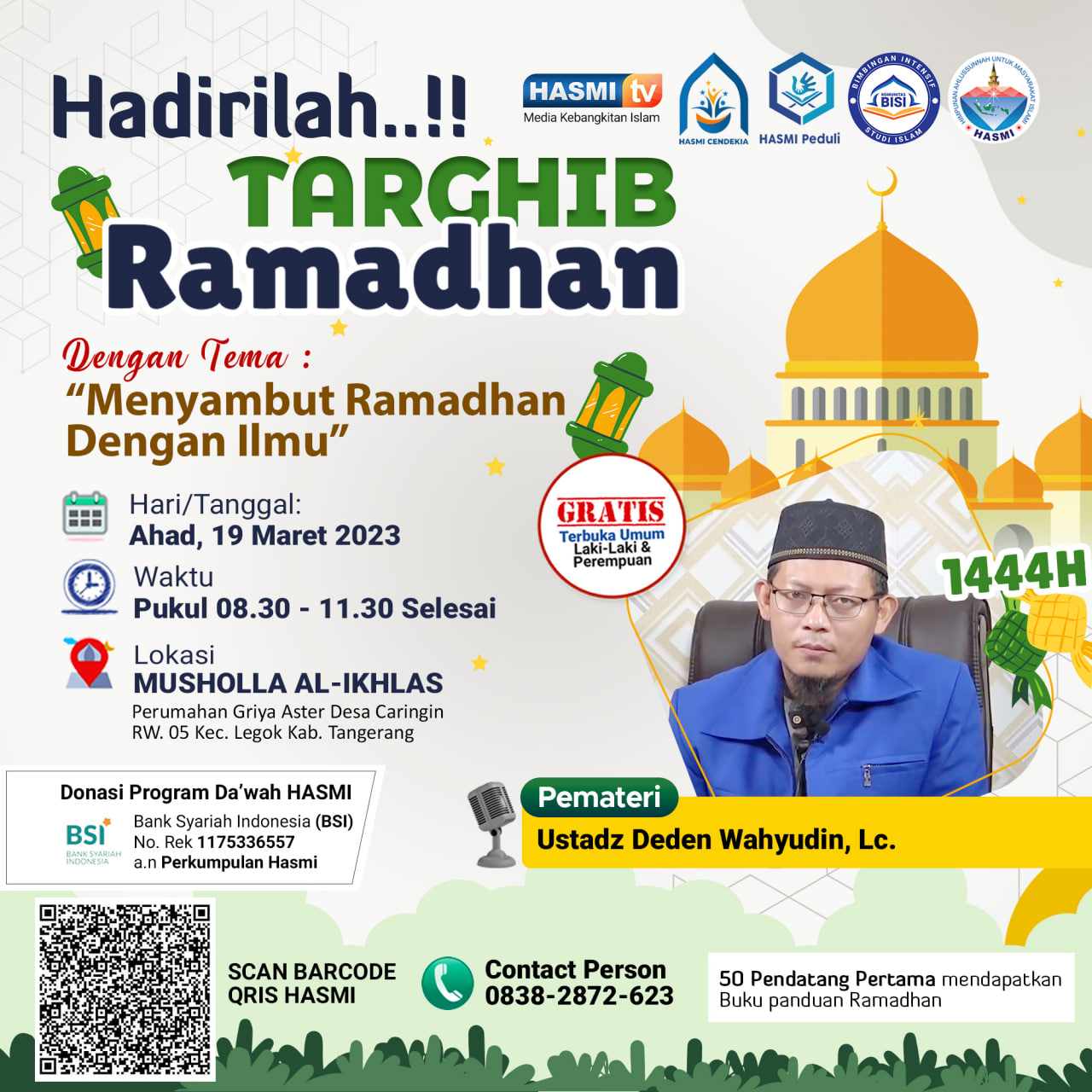 Targhib Ramadhan-Menyambut Ramadhan Dengan Ilmu-Ust Deden Wahyudin, Lc