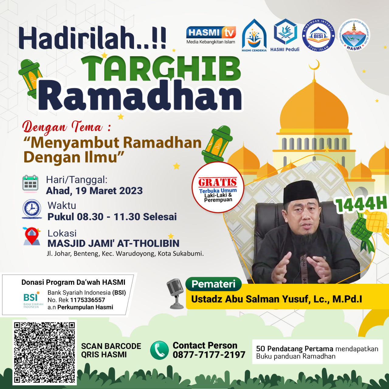 Targhib Ramadhan-Menyambut Ramadhan Dengan Ilmu-Ust Abu Salman Yusuf, Lc, MPdI